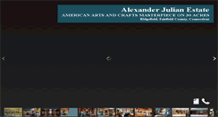 Desktop Screenshot of alexanderjulianestate.com