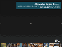 Tablet Screenshot of alexanderjulianestate.com